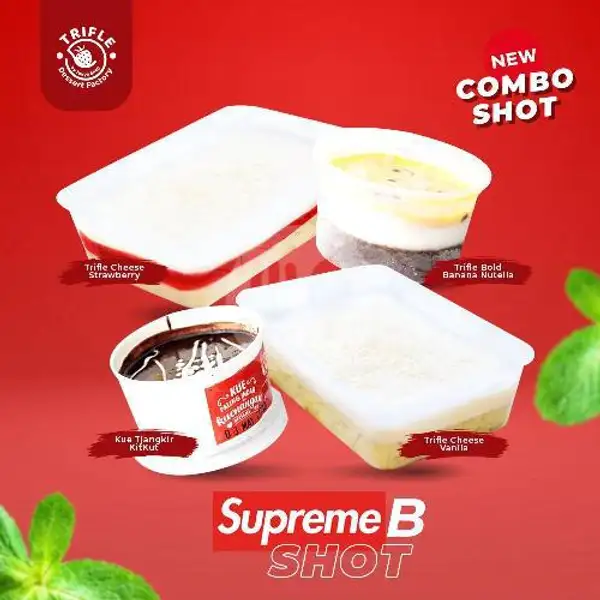 Supreme B Shot | Trifle Dessert, Tambaksari