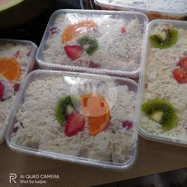 Combo Salad 3 Cup 1000 Ml | Panda Fruit Salad, Al Mukhlisin