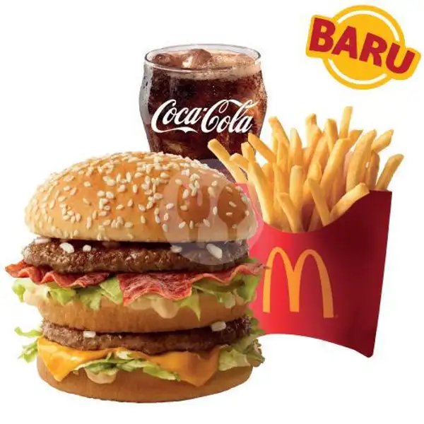 Paket Hemat Big Mac Beef Rasher, Med | McDonald's, Galuh Mas-Karawang