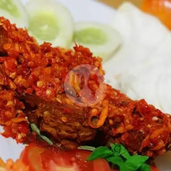 Paket Hemat Nasi Ayam Lado Merah + Teh Es | Nasi Ayam Lado Hijau