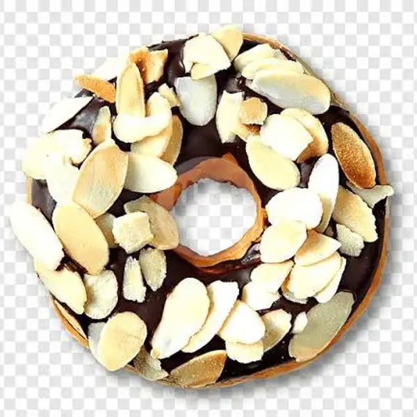 Donut Kentang Coklat Almond | Neng Donut