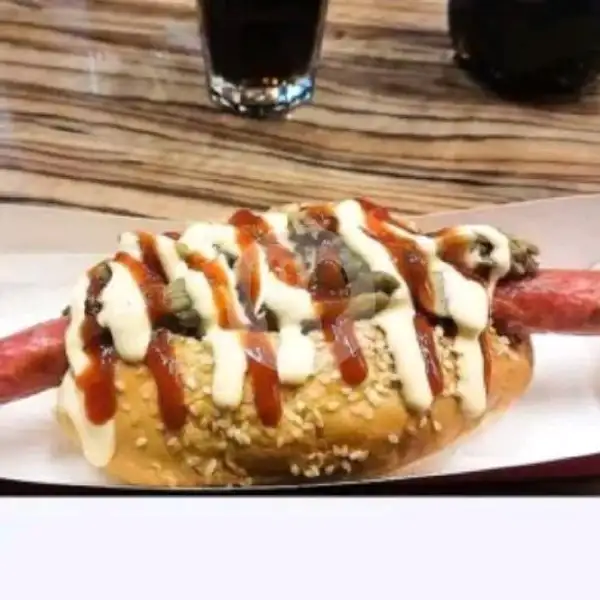 Hot Double Dogie | La Petit Burger Dan Pasta, Kec Andir.Kel.garuda