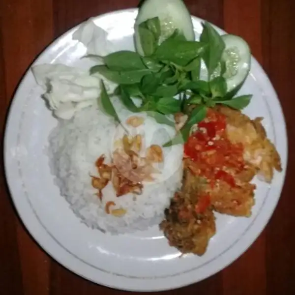 Paket Ayam Geprek + Tahu/tempe + Es Teh | Ayam Kremes Cendrawasih, Caturtunggal