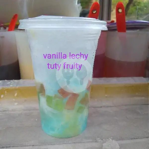 vanilla lechy tutty fruity | Ice Pudding Lophe Lophe, Pabean Cantian