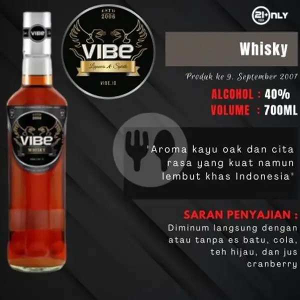 Vibe Whisky 700 Ml + Free Schweppes Tonic N Kacang Kulit Garuda | Arnes Beer Snack Anggur & Soju
