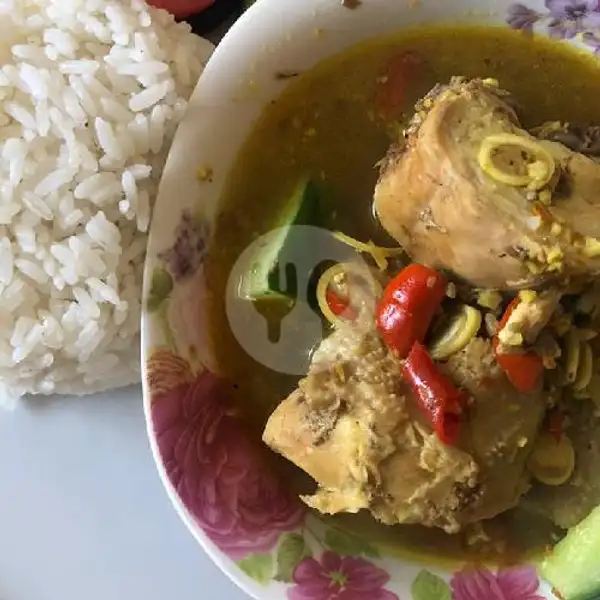 Ayam Grangasem + Nasi Putih | Sate Gurita Warung Sunny, Sekarwangi