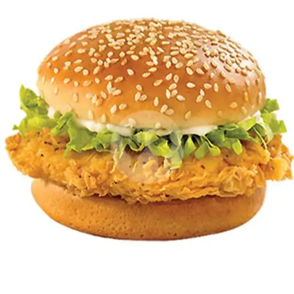 Regular Chicken Crispy Egg Burger | Sedap Burger