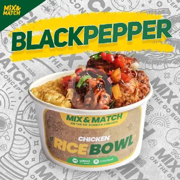 Chicken Blackpepper | Mix & Match Burrito, Denpasar