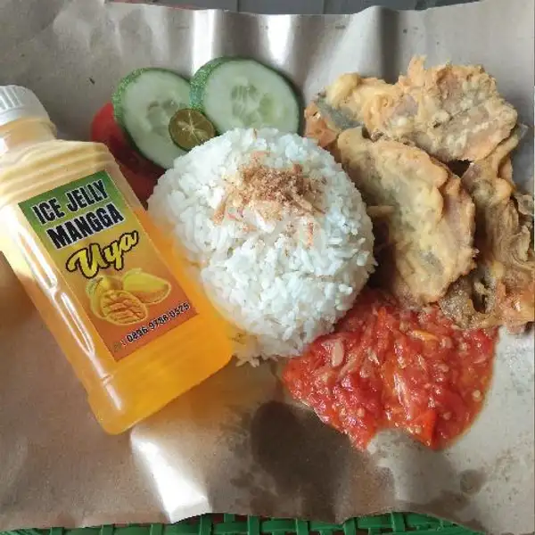 Ayam Geprek  Sambal Kemangi +nasi+teh Obeng | Dapur Ami Maher, Permata Laguna
