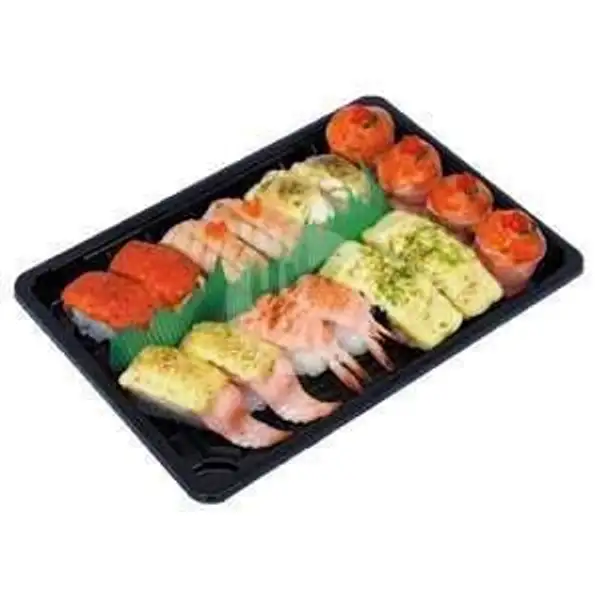 Genki Salmon & Ebi Party Platter | Genki Sushi, Paragon Mall Semarang