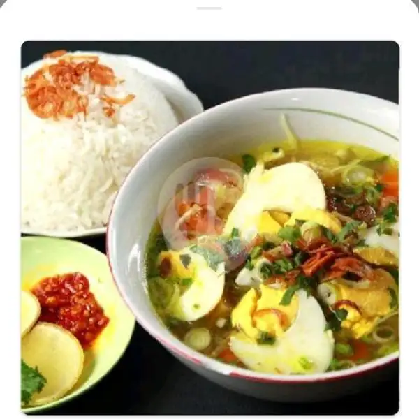 Soto Ayam+Nasi+Krupuk | Bubur Kacang Ijo Madura Gagak, Puyuh Dalam