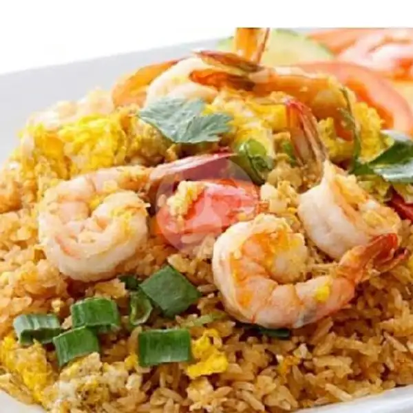 Nasi Goreng Seafood+Jus Mangga | Nasi Goreng & Jus Dapur D'Sisters
