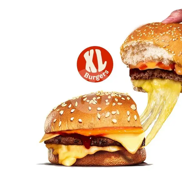 Mozzarella Cheeseburger XL Burger | Burger King, Level 21 Mall