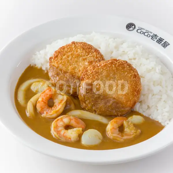 Seafood & Creamed Croquette Curry | Curry House Coco Ichibanya, Grand Indonesia