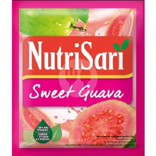 Es NutriSari Sweet Guava | Warung Sate Madura Pak Soleh, Medan Satria
