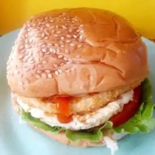 Beff Burger Mozarela Telur | Warkop dan Roti Bakar Bandung Rawa Laut