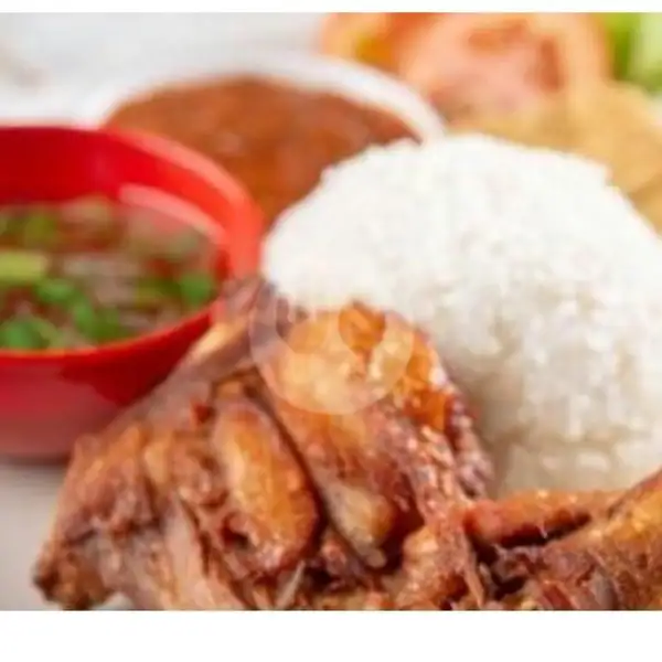 Nasi +Ayam Goreng Tahu Tempe Lalab Sambal+Air Mineral | Ayam Bakar Rexfood, Blok Sayur Sukamelang