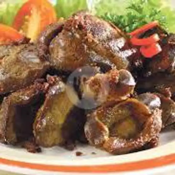 Nasi Goreng + Rempelo Ati Goreng + Kepala Ayam Goreng + Krupuk | Ayam Geprek Farish, Tlogosari Kulon
