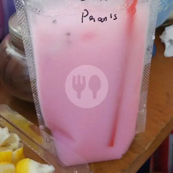 Hot Milk Redvelvet | Kedai Kopi Blue (Kopi Original, Burger, Kebab), Malang