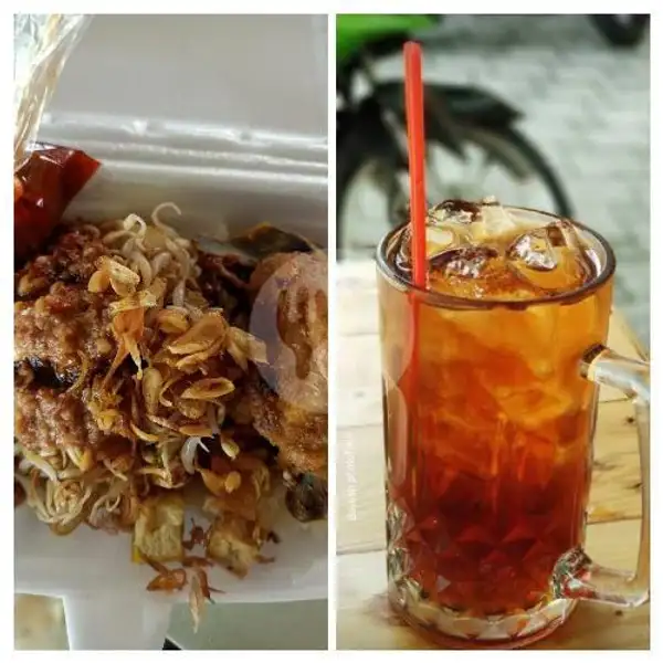 Nasi Lengko Ayam Goreng+Es Teh Manis | Kedai Dian, Perjuangan