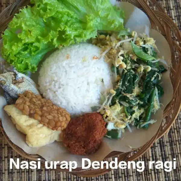 Nasi urap Dendeng ragi | Warung Gurita 2, Diponegoro