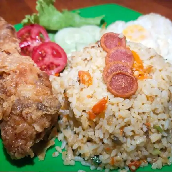 Nasi Goreng Ayam | Hot Chicken Dinner, Pekanbaru