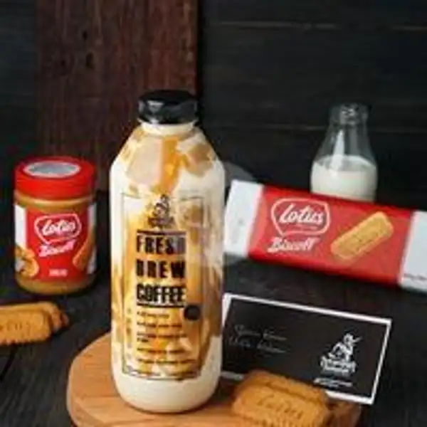 Biscoff Creamy Latte 1 Liter | Kopi Tetangga Sebelah, Duta Mas