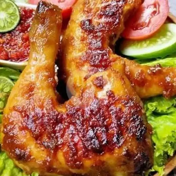 Lalapan Ayam Setengah Ekor + Nasi | Lalapan&seafood Malam
