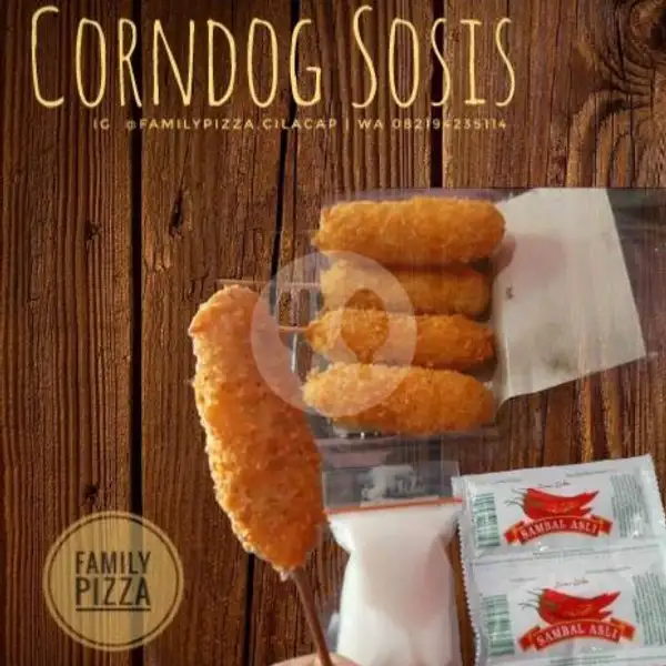 Corndog Sosis Original (4 pcs) | Family Pizza, Jeruk Legi