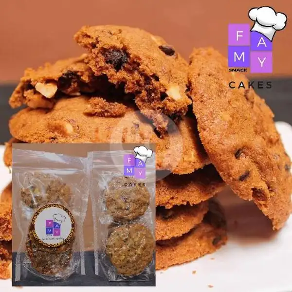 5 Pcs Giant Choco Chunky Cookies | Famy Snack, Tiban