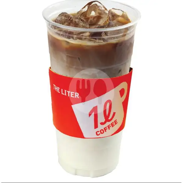 Cafe Latte Ice (TALL Size 14 oz) | The Liter, Summarecon Bekasi