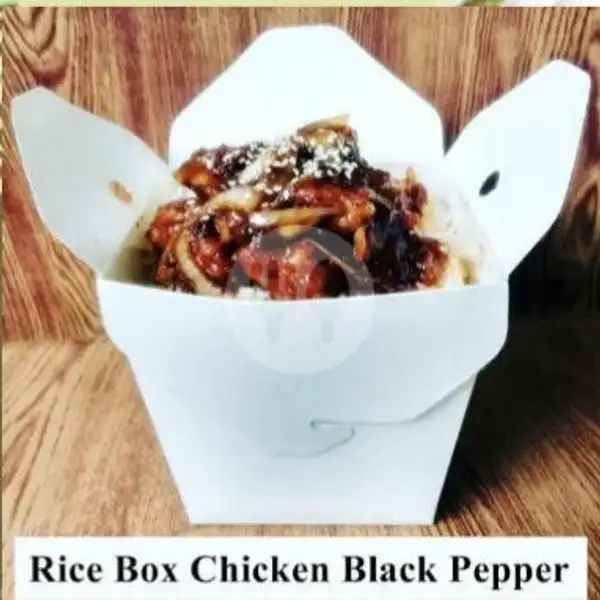 Rice Box Chicken Black Papper | Geprek Kito 
