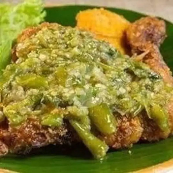 Ayam Goreng Cabe Ijo | Warung Cantika Cikumpa