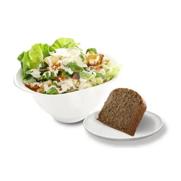 1x Hail Caesar Salad with Roasted Chicken + 1x Banana Cake | SaladStop!, Grand Indonesia (Salad Stop Healthy)