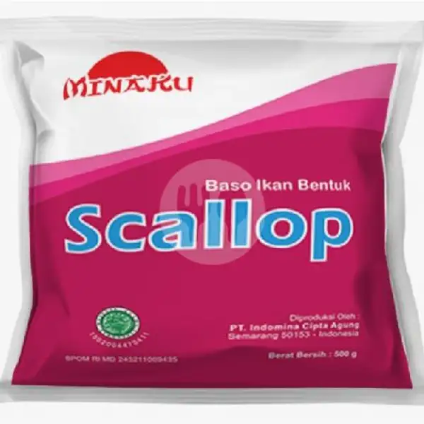 Minaku Scallop 200 gr | Huma Frozen Food