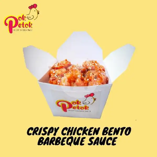 Crispy Chicken Bento dengan Barbeque Sauce, Rice Box | POK PETOK