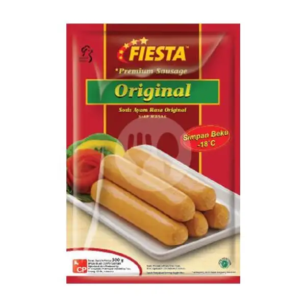Fiesta Sosis Original 300 G | Bumba Frozen Food
