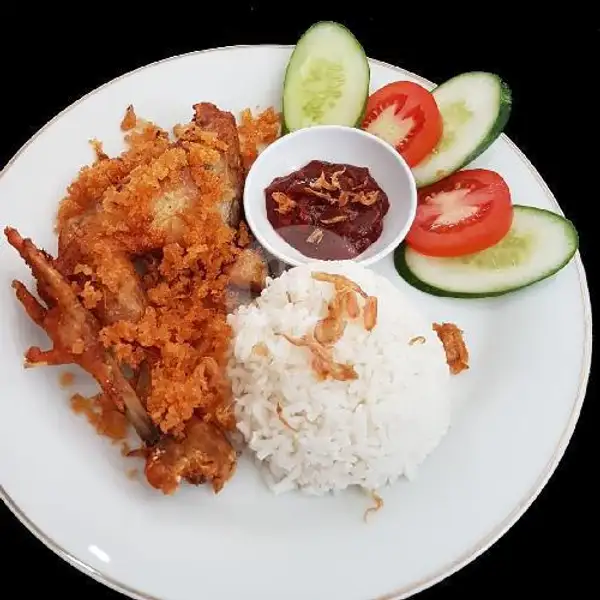 Nasi Ayam Goreng Kremesan | Thavela Cafe & Resto