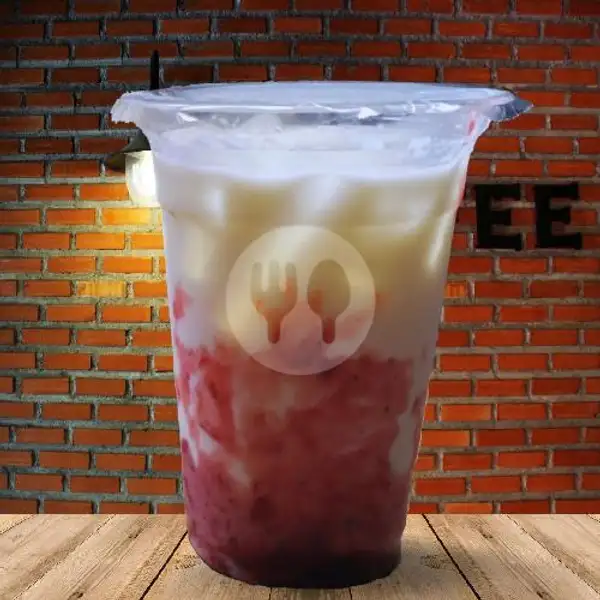 Ice Strawberry Yoghurt | SEGAR DRINK