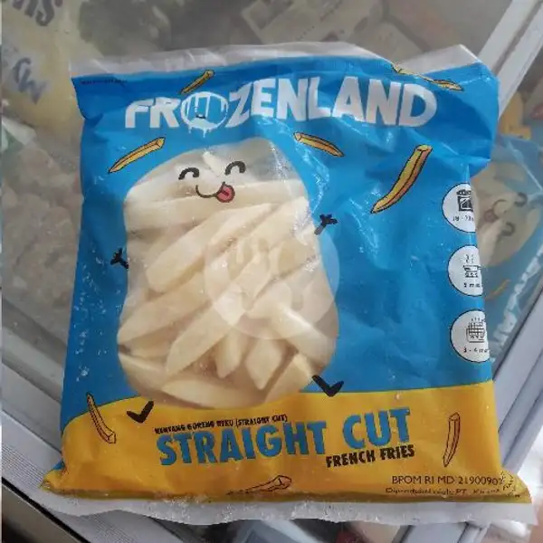 Kentang Frozenland Straight Cut 500 Gram Stok 3 Bungkus | Alicia Frozen Food, Bekasi Utara