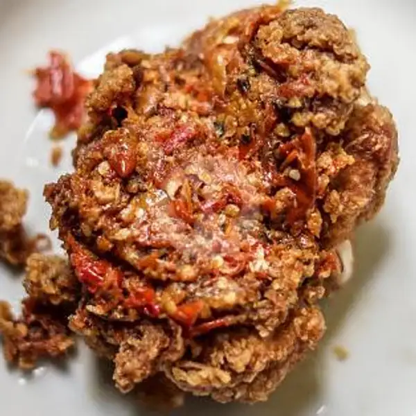 Ayam Geprek + Nasi | Hot Chicken Dinner, Pekanbaru