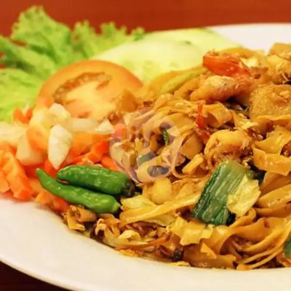 Kwetiaw Goreng + Es Teh | Special Nasi Goreng Suroboyo Cak Juned, Special Nasi Goreng