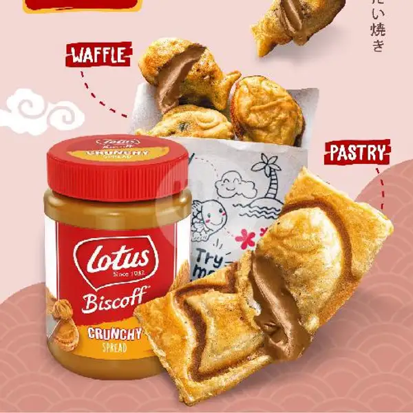 Waffel Lotus Biscoff | Pastry Taiyaki, Mall Olympic Garden