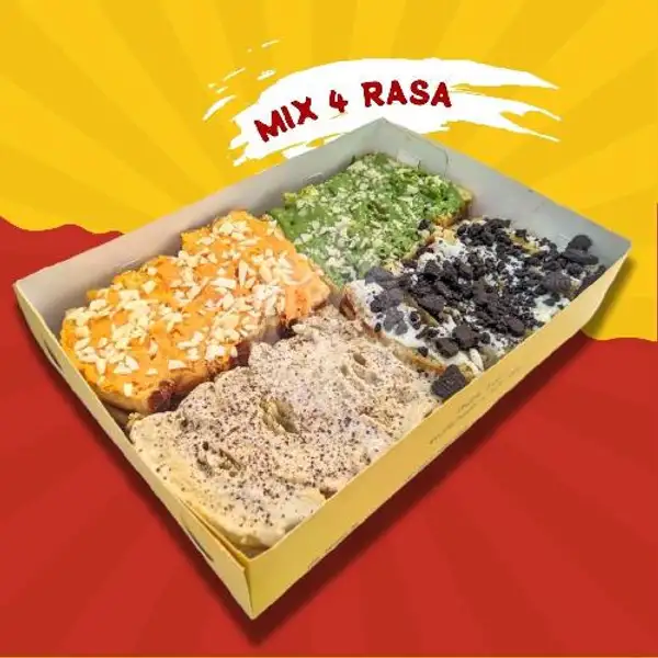 Roti Bakar (L) Mix 4 Rasa | Wson Roti Bakar & Coffee, Tukad Barito