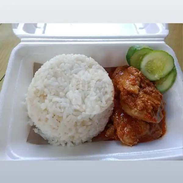 Nasi Rendang Ayam | Lombok Uyah Corner