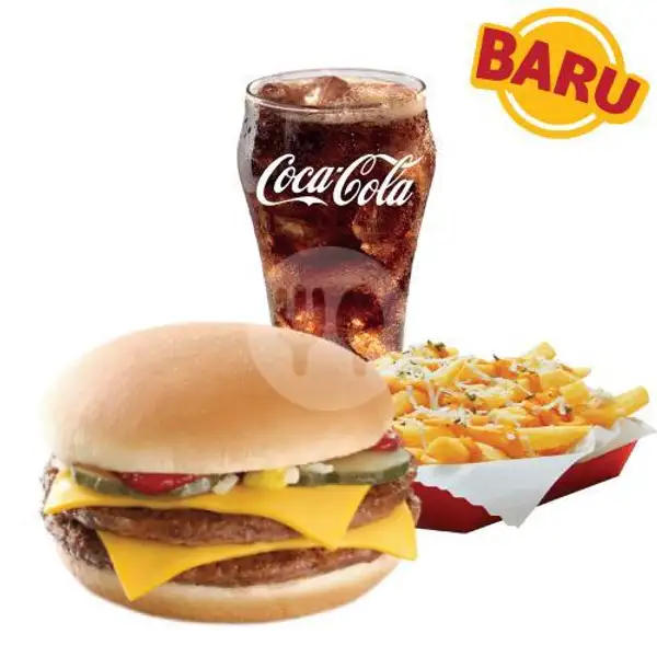 Double Cheeseburger McFlavor Set | McDonald's, Kartini Cirebon