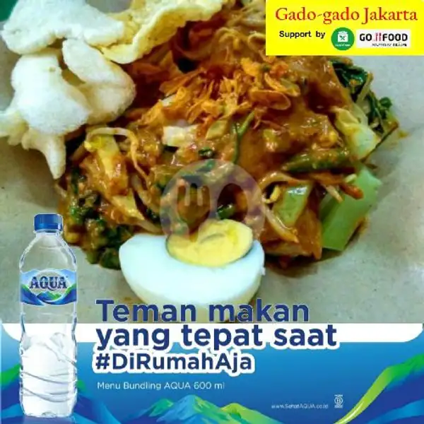 Gado-gado Jakarta + Aqua | Gado-gado Jakarta & Tahu Tek Telur, Denpasar