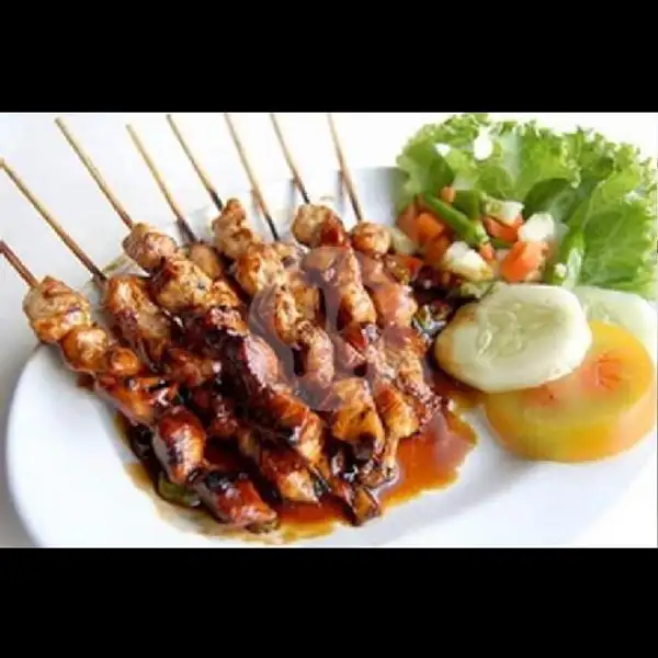 Sate Ayam 10 Tusuk(Daging Dada Ayam)Sambel Pedes | Sate Ayam Madura Pak Marsuki, Juwingan 1