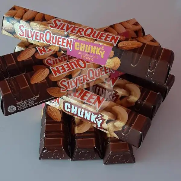 Silverqueen Chunky Almond 95 Gr | Rizky Frozen Food