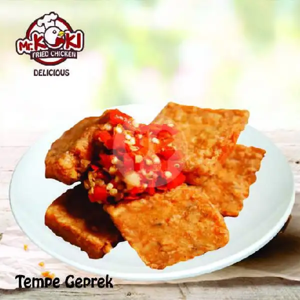 Geprek Tempe ( Pilih Sambal Matah Atau Original ) | Mr Koki Fried Chicken, Bukit Kecil